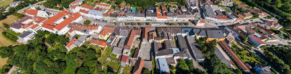 Überblick über das Zentrum von Neulengbach